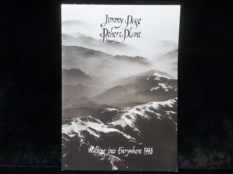 1998 Jimmy Page/Robert Plant “Walking into Everywhere” Music Tour Book