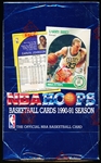 1990-91 Hoops Bskbl.- 1 Unopened Series 1 Wax Box- Baseball Card Exchange (BBCE) Certified/ Cello Wrapped “From a Sealed Case”