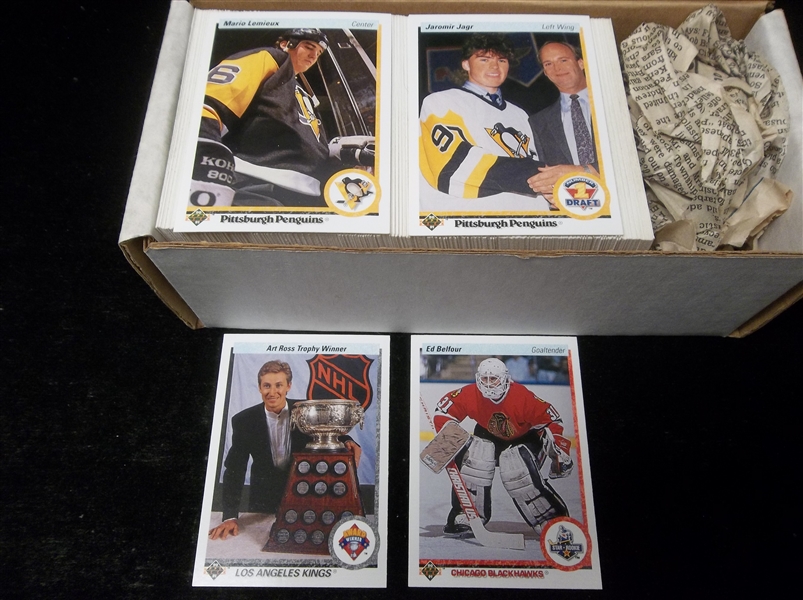 1990-91 Upper Deck Hockey- 1 Low Series Set of 400 Cards