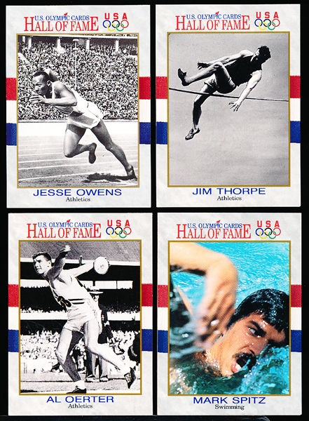 1991 Impel “U.S. Olympic Hall of Fame”- 1 Complete Set of 90 Cards