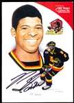 Auto’d & Inscribed 2007 Belleville Bulls P.K. Subban Color 5” x 7” Drawn Handout Photo