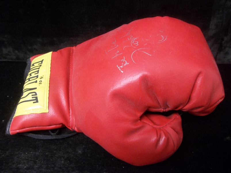Auto’d & Inscribed James “Buster” Douglas 16 Ounce Everlast Boxing Glove