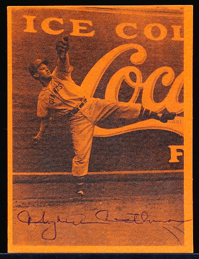 Auto’d 1974 TCMA 1936-37 N. Y. Giants NL Champs Clydell Castleman