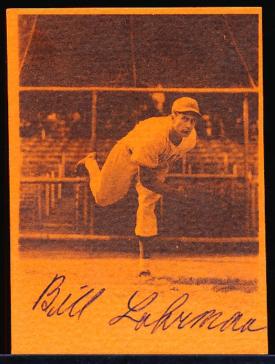 Auto’d 1974 TCMA 1936-37 N. Y. Giants NL Champs Bill Lohrman