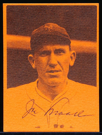 Auto’d 1974 TCMA 1936-37 N. Y. Giants NL Champs Joe Moore