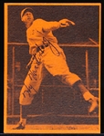 Auto’d 1974 TCMA 1936-37 N. Y. Giants NL Champs Hy Vandenberg