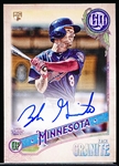 2018 Topps Gypsy Queen Bsbl. “Autograph” #GQA-ZG Zack Granite RC, Twins