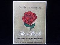 1/1/64 Rose Bowl Program- Illinois vs. Washington