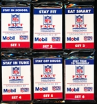 1992 Pro Set “FACT” Football Factory Sealed Set of 6 Unopened Cellophane Packs