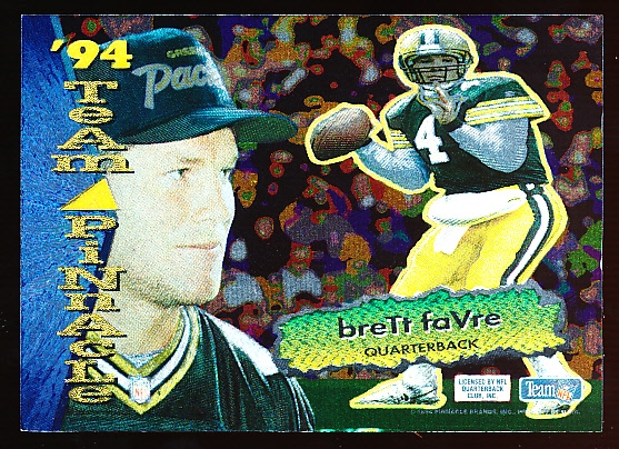 1994 Pinnacle Ftbl. “Team Pinnacle” #TP-2 Brett Favre/ R. Mirer