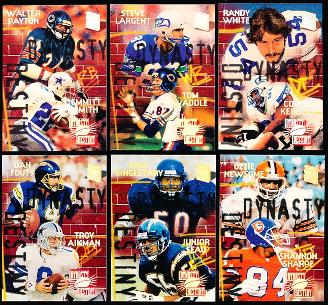 1994 Stadium Club Ftbl.- “Dynasty & Destiny” Complete Set of 6