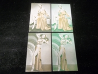 1940’s-50’s Exhibit Supply Co. Green Tint/ Green-Orange Tint Burlesque Girls Variations- 2 Diff. Pair