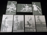 1950’s Exhibit Supply Co. “Outdoor Girls” Arcade/Exhibit Cards- 7 Diff