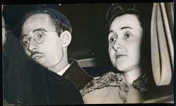 1950 & ‘51 Julius & Ethel Rosenberg, Executed Spies- 2 Diff. Stamped/ Identified/ Noted B/W Press Photos