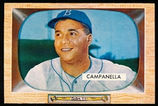 1955 Bowman Baseball- #22 Roy Campanella, Dodgers