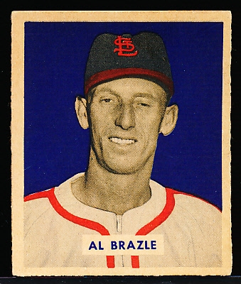 1949 Bowman Bb- #126 Al Brazle, Cardinals