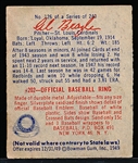 1949 Bowman Bb- #126 Al Brazle, Cardinals
