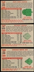 1956 Topps Baseball- 3 Diff Team Cards
