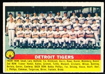 1956 Topps Baseball- #213 Detroit Tigers Team