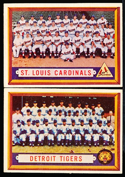 1957 Topps Bb- 2 Teams