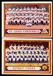 1957 Topps Bb- 2 Teams
