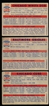 1957 Topps Bb- 3 Diff Team Cards
