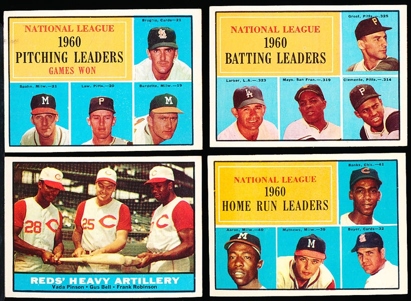 1961 Topps Bb- 4 Diff