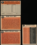1962 Topps Bb- 4 Diff