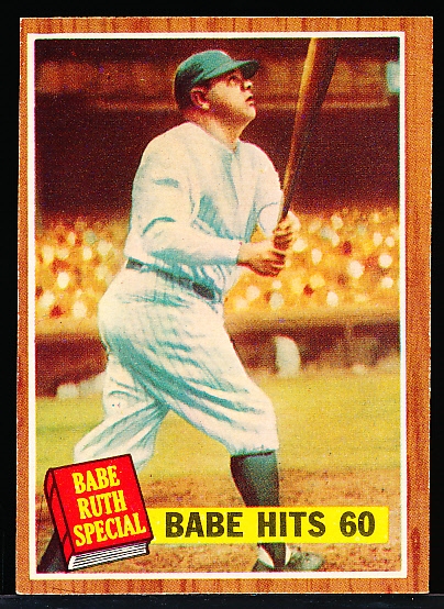 1962 Topps Bb- #139 Babe Hits 60