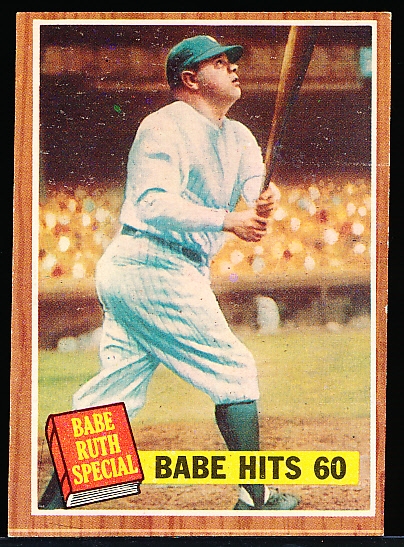 1962 Topps Bb- #139 Babe Hits 60