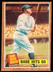 1962 Topps Bb- #139 Babe Hits 60
