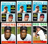 1964 Topps Bb- 7 “Wrong Back” Cards