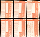 1964 Topps Bb- 7 “Wrong Back” Cards