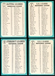 1965 Topps Bb- 4 Leader Cards