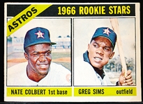 1966 Topps Bb- #596 Astros RC- Hi# 