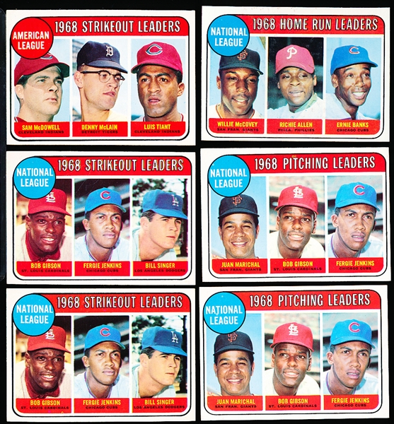 1969 Topps Bb- 6 Leaders