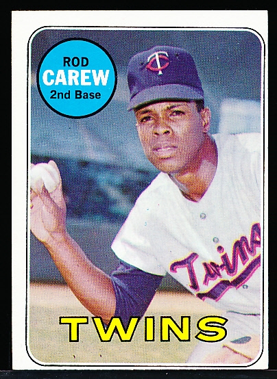 1969 Topps Bb- #510 Rod Carew, Twins