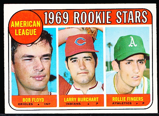 1969 Topps Bb- #597 Rollie Fingers RC