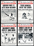 1969 Topps Bb- World Series Set of 8