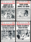 1969 Topps Bb- World Series Set of 8