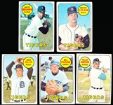 1969 Topps Bb- Detroit Tigers- 58 Asst