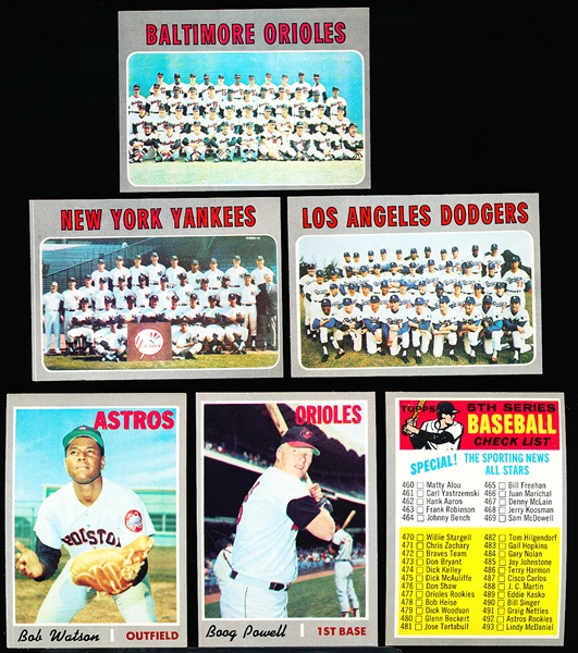 1970 Topps Bb- 6 Diff