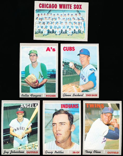 1970 Topps Bb- 6 Diff