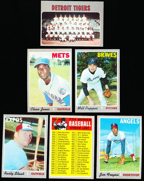 1970 Topps Bb- 6 Diff