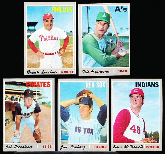 1970 Topps Bb- 10 Diff Hi#’s