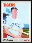 1970 Topps Bb- #640 Al Kaline, Tigers- Hi#