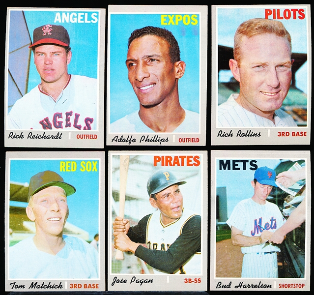 1970 Topps Bb- 6 Diff Hi#’s