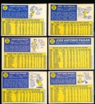 1970 Topps Bb- 6 Diff Hi#’s