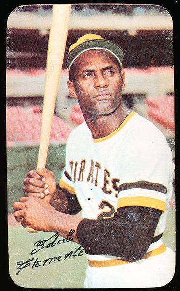 1971 Topps Baseball Supers- #37 Roberto Clemente, Pirates
