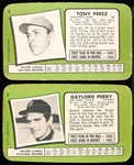1971 Topps Baseball Supers- 10 Diff